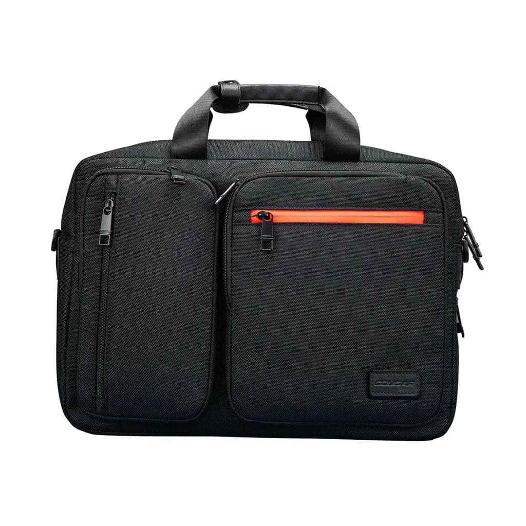 Mochila Cougar Stellar, para Notebook até 15.6", Nylon, Resistente à Água, Preto, CGR-STELLAR