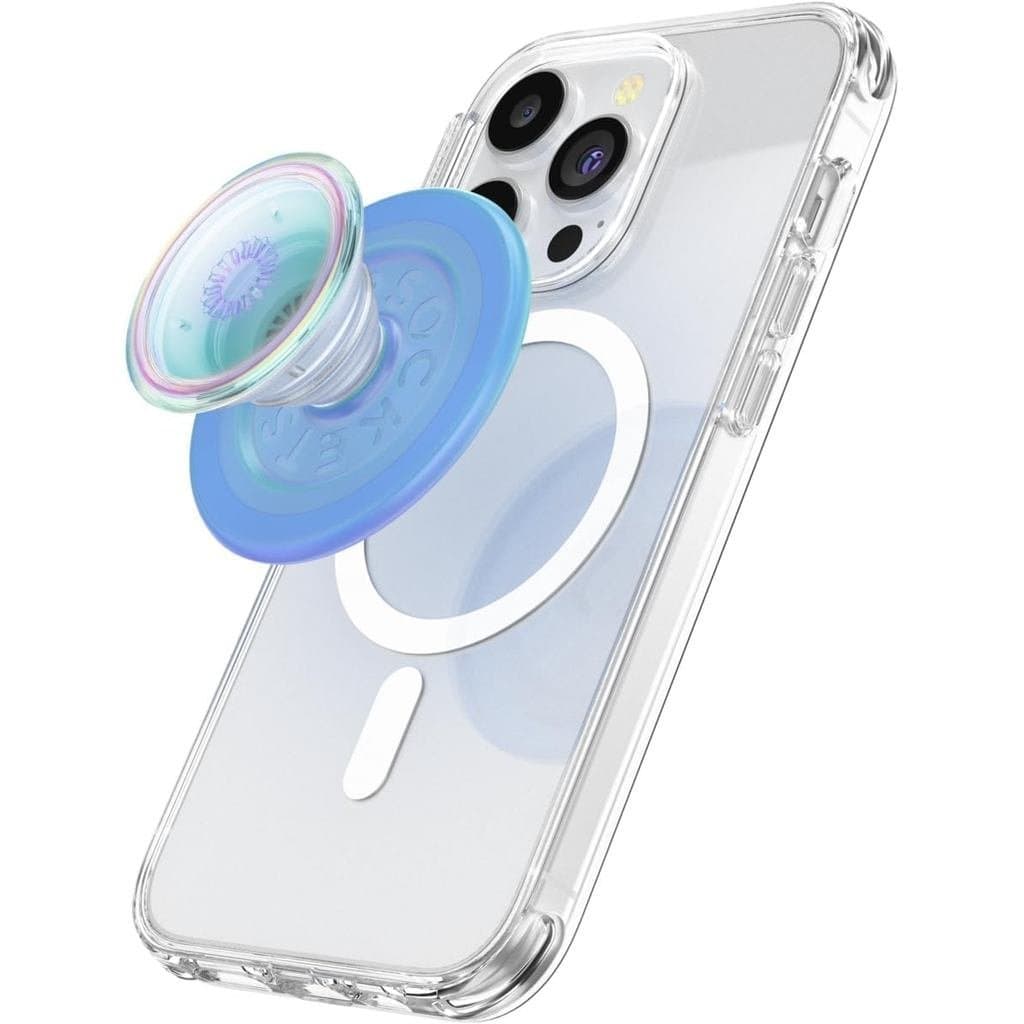 Suporte para Telefone PopSockets para MagSafe, Suporte Magnético, Suporte para Telefone, Azul - Azul Opalescente