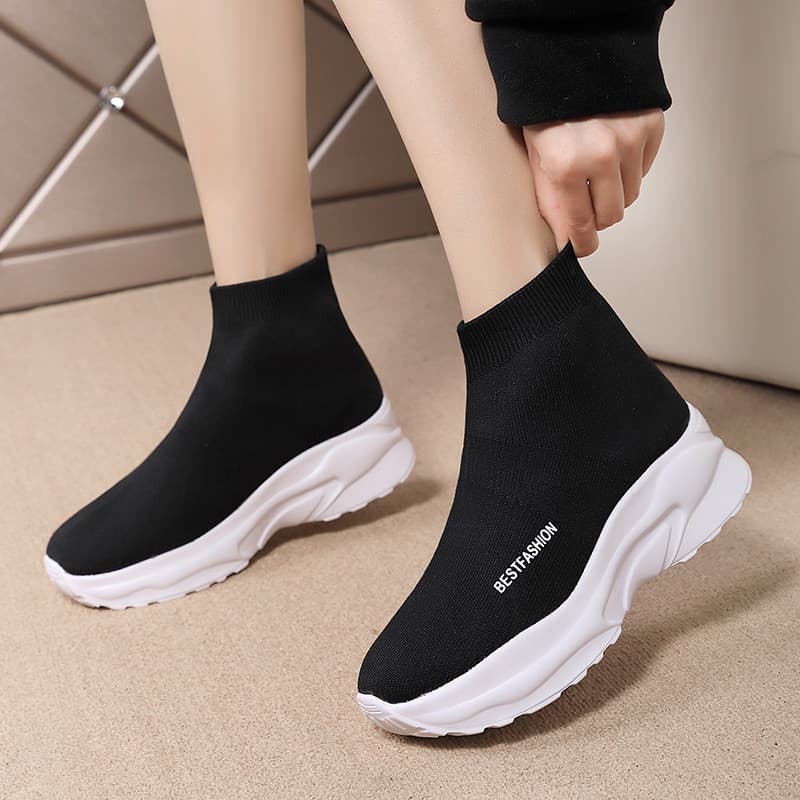Ruiden meias sapatos femininos influenciadores sapatos 2026 primavera malha respirável na moda sapatos de alta qualidade