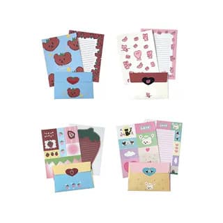 Coreia coreia mazzzzy bonito Muffin carta Envelope de papel conjunto casal confissão amigos bênção escrever carta papel