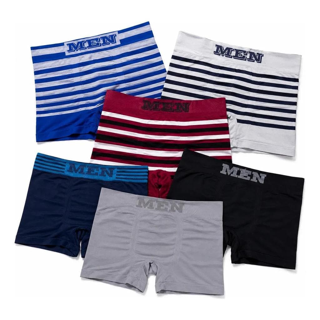 Kit Cuecas Boxer Masculina Adulto Confortável Leve