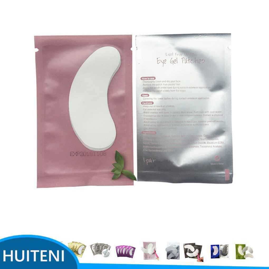 50X Lote Almofada De Cílios Gel Remendo Máscara De Fiapos Extensão Colágeno Beleza Livre