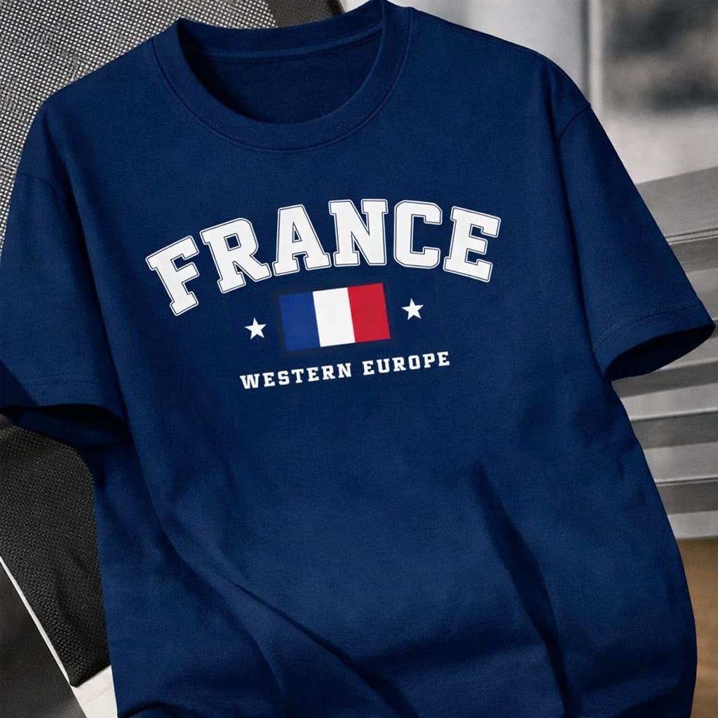 Camiseta Unissex França Seleção Copa Do Mundo Camisa Premium Time Adulto Infantil 100% Algodão