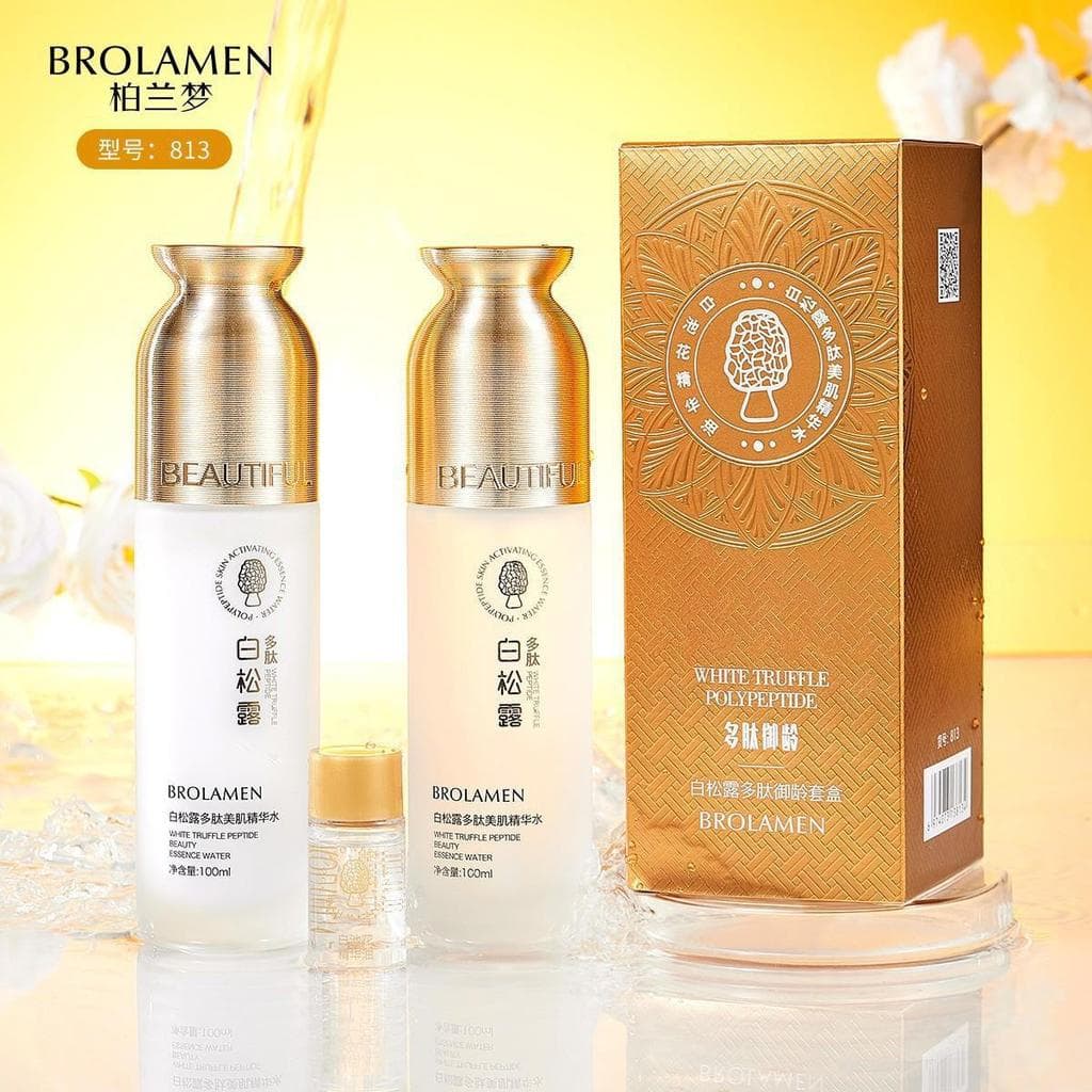 Bailan Dream Source Fábrica Peptídeo de Trufa Branca Conjunto de Idade Real Hidratante Hidratante Suave Suavizante Loção