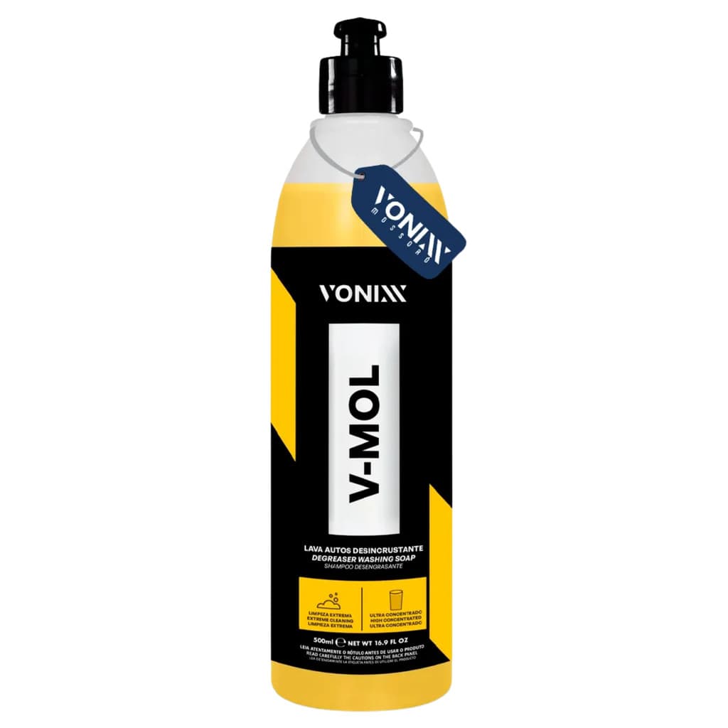 V-Mol Vonixx 500ml Lava Autos Desincrustante Remoção De Sujeiras Mais Difíceis, Como Barro e Óleo
