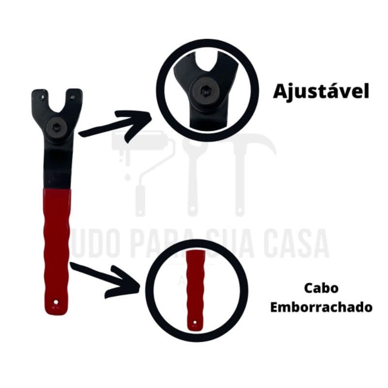 Chave Universal Para Esmerilhadeira/lixadeiras (chave Usada Para Troca Do Disco Da Esmerilhadeira)