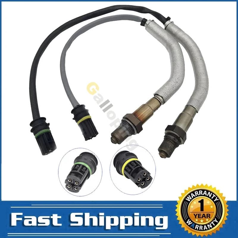 2 peças Sensor de Oxigênio O2 2ª Geração 1 2 para BMW 528i 335i 2009 2010 300i 300xi 325i 325xi 3.0L L6 4 Fios Traseiro