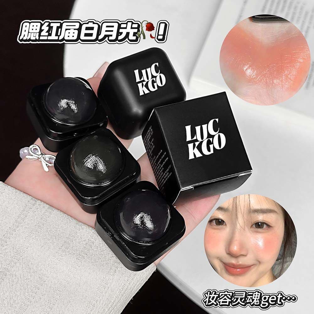 Lábio bochecha dupla utilização Blush creme sensor de temperatura mudança de cor clara hidratante estilo coreano Pseudo-
