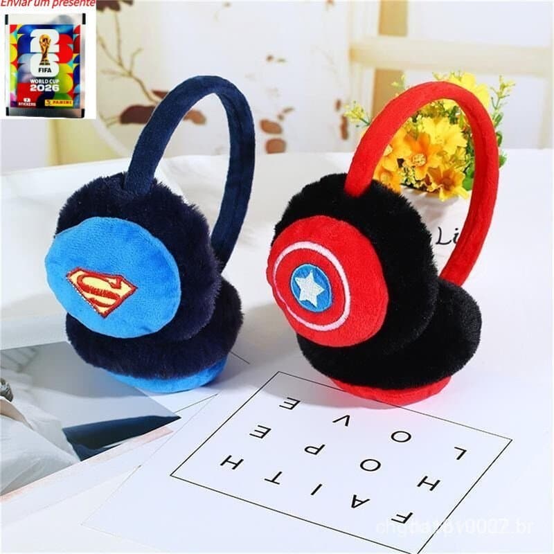 Kids Cute Earmuffs Winter Outdoor Travel Cold-proof Ear Cap Aquecedor De Orelha À Prova De Frio Espessado Para（Enviar ad