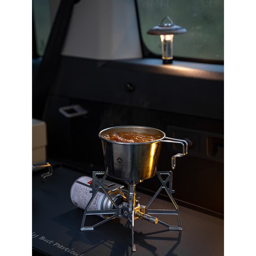 Coman Shera Bowl S369 Copo de água fervente para acampamento aprofundado Tigela de aço inoxidável 304 Copo de compartilh