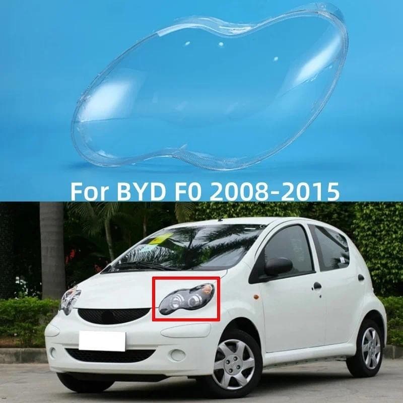 Para BYD F0 2008 2009 2010 2011 2012 2013 2014 2015 Acessórios Do Carro Faróis De Carros Vidro Substituir A Lente Origin