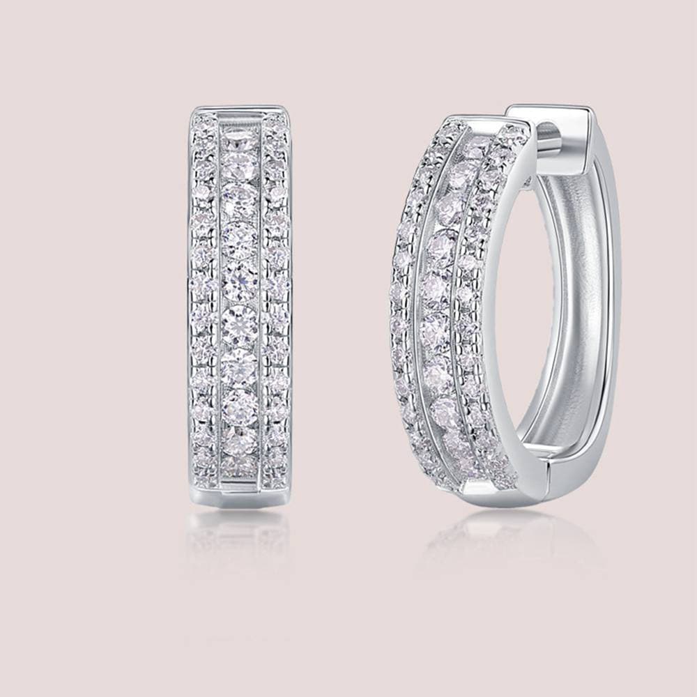 Brinco De Moissanite Real Trazer Certificado GRA S925 Brincos De Prata Esterlina Para Mulher Aniversário Casar Festa Hig
