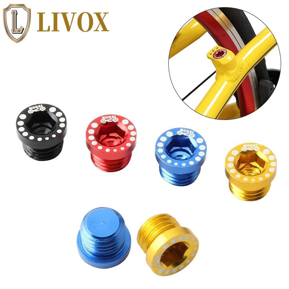LIVOX Freios Post Mount Parafusos MTB Peças De Bicicleta Engrenagem Fixa Cantilever Para V Furo De Freio M10 * 1.25