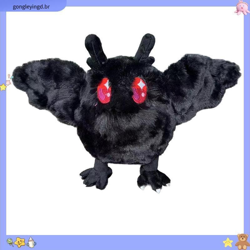 Mothman Plush Soft Anime Boneca Confortável De Halloween caeudeybr