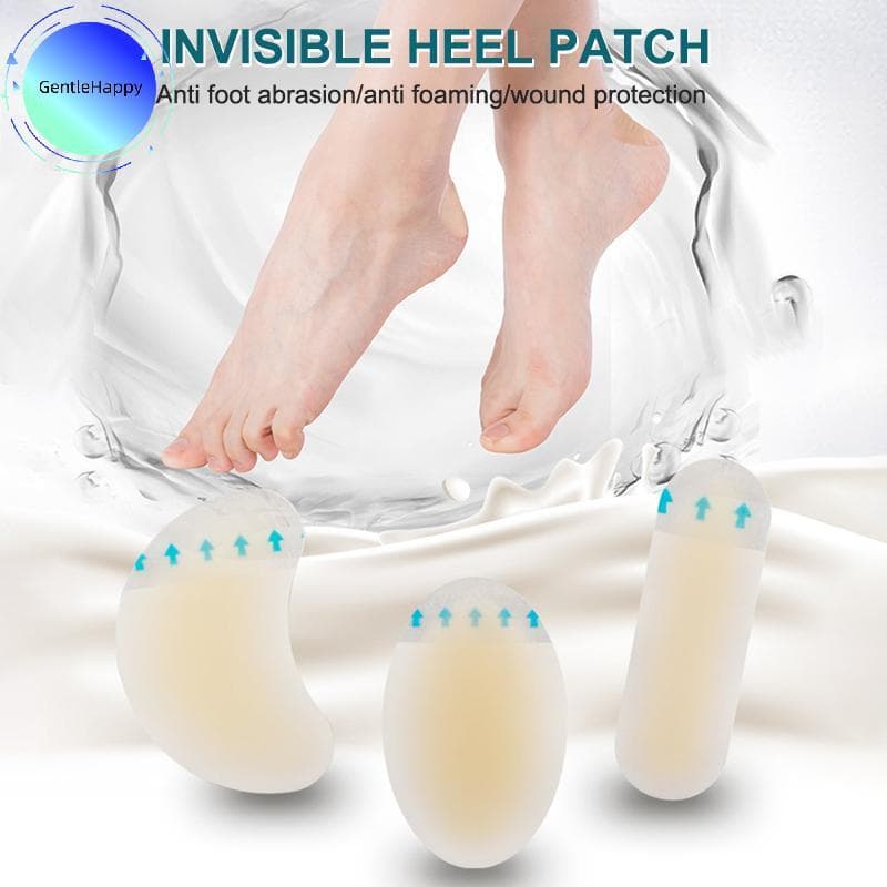 GentleHappy 24pcs Hidrocolóide Blister Gesso Gel Adesivo Calcanhar Stier Para Prevenção De Bolhas Em Caminhadas Ao Ar Li