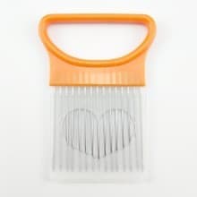 Agulha de cebola em aço inoxidável, anel de cebola, ferramenta útil, inserção de cebola, amaciador de carne, agulha de c