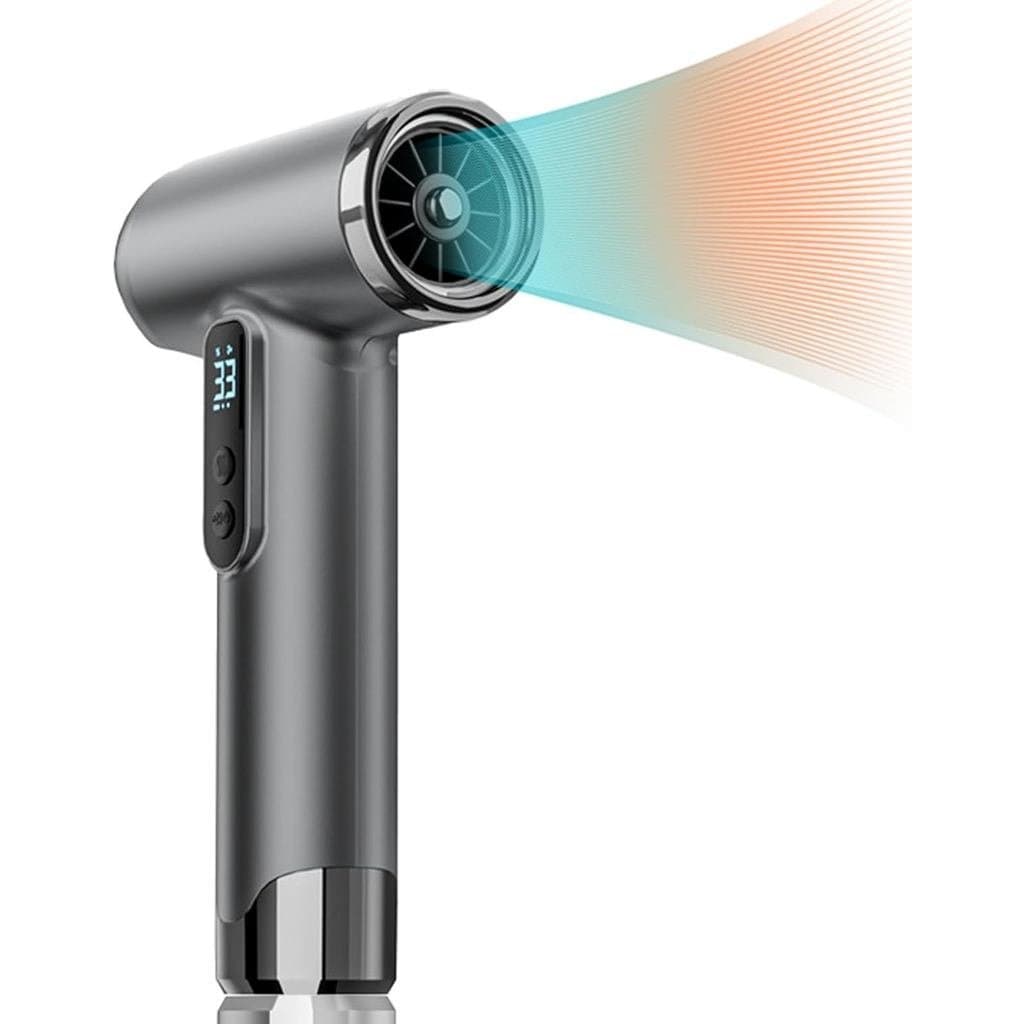 Secador de Cabelo Sem Fio 100000RPM, Secador de Cabelo Rápido 15000mAh Recarregável, Secador de Cabelo Iônico de 200W co