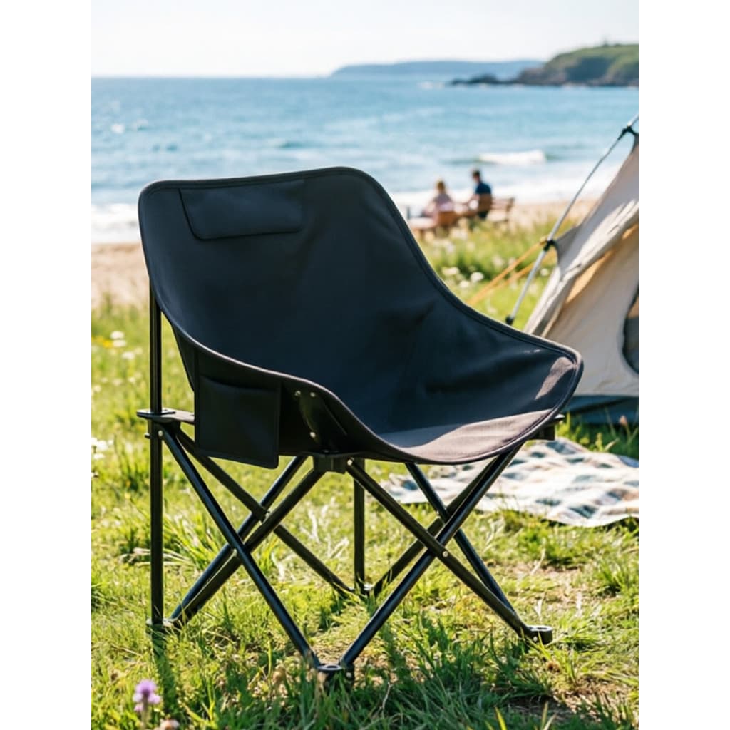 Cadeira dobrável portátil lua cadeira reclinável dormir novo estilo viagem ao ar livre dedicado acampamento praia cadeir