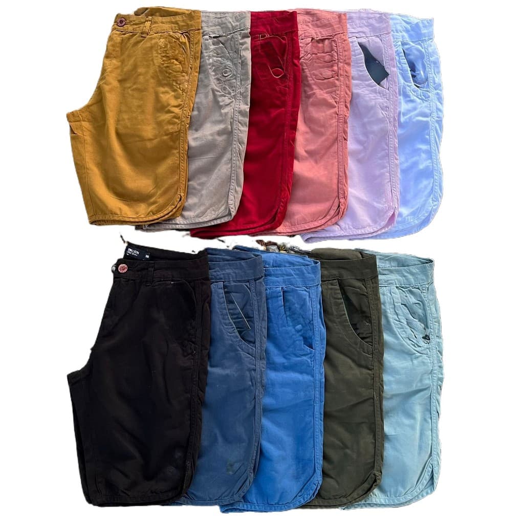Bermuda Masculina Casual Com 3 Bolsos 100% Algodão
