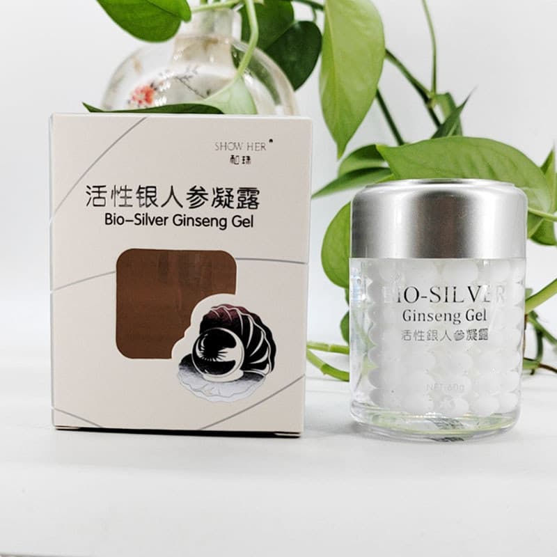 Hanfang Bazhen Hezhu Active Silver Ginseng Gel Hidratante Hidratante Produtos Domésticos de Marca Antiga