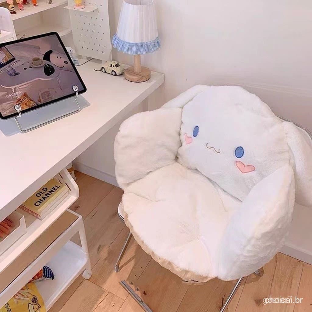 45cm Sanrio Kawaii Cartoon Anime Series Cinnamoroll Kuromi Almofada de Cintura Brinquedo de Pelúcia Presente para Menino