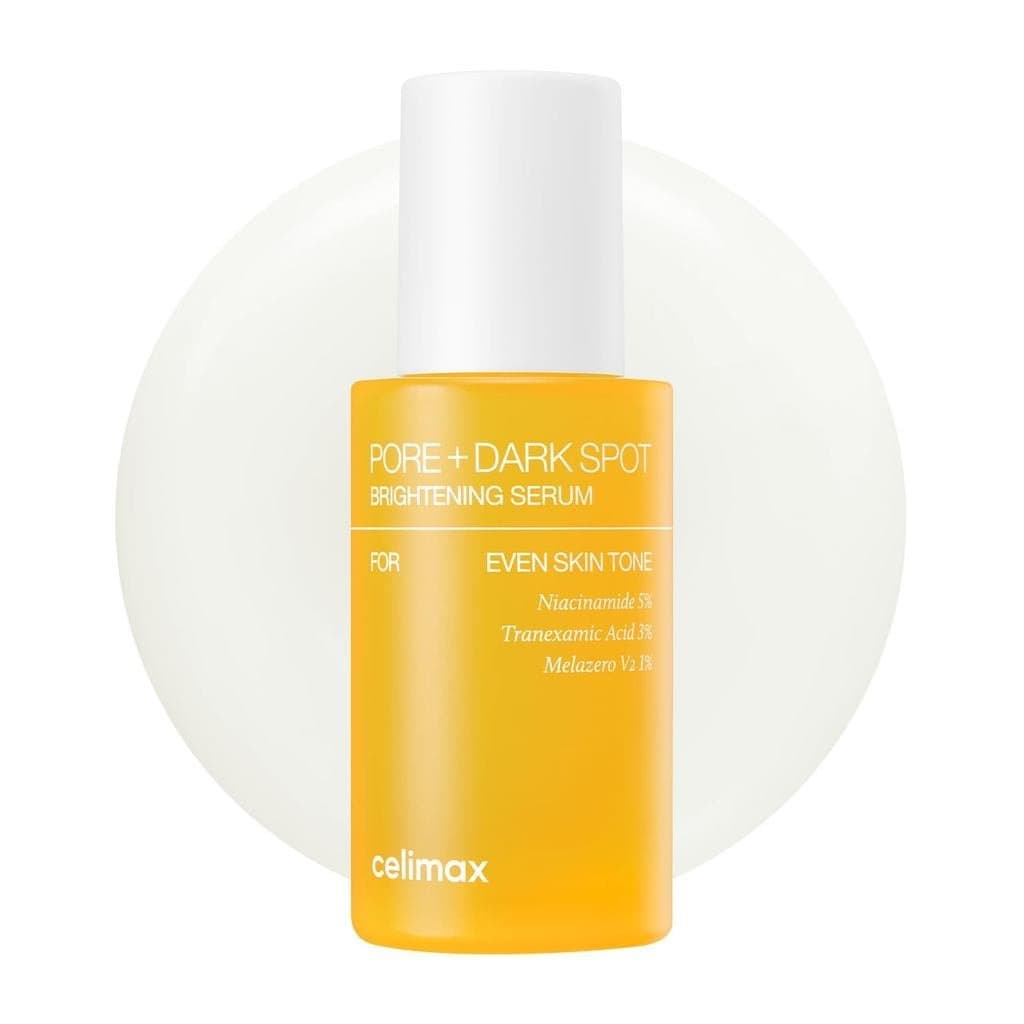 celimax Sérum Clareador de Poros e Manchas Escuras 30ml |   Sérum em Gel para Poros Dilatados com Niacinamida, Ácido Tra