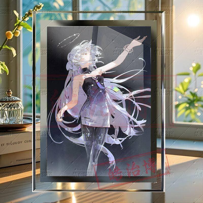 Mingchao Moning Novo Estilo Sci-Fi Jogo Mercadoria Moldura de Vidro Cristal Quarto Dormitório Decoração Pintura Decoraçã
