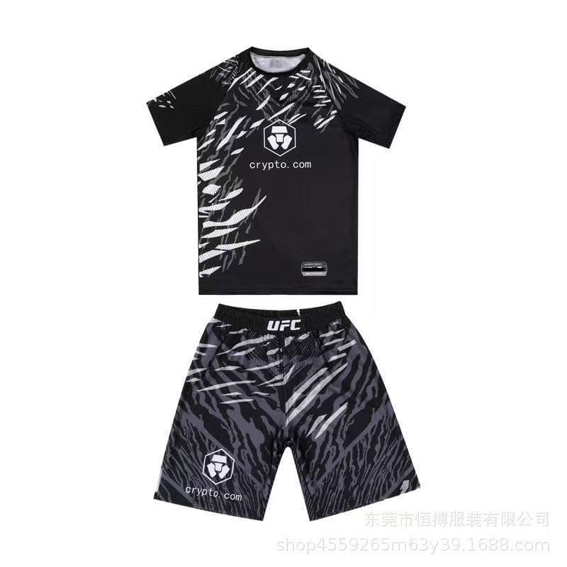 Terno de duas peças, terno de boxe, luta, Muay Thai, terno de treinamento MMA, masculino feminino esportes Fitness Short