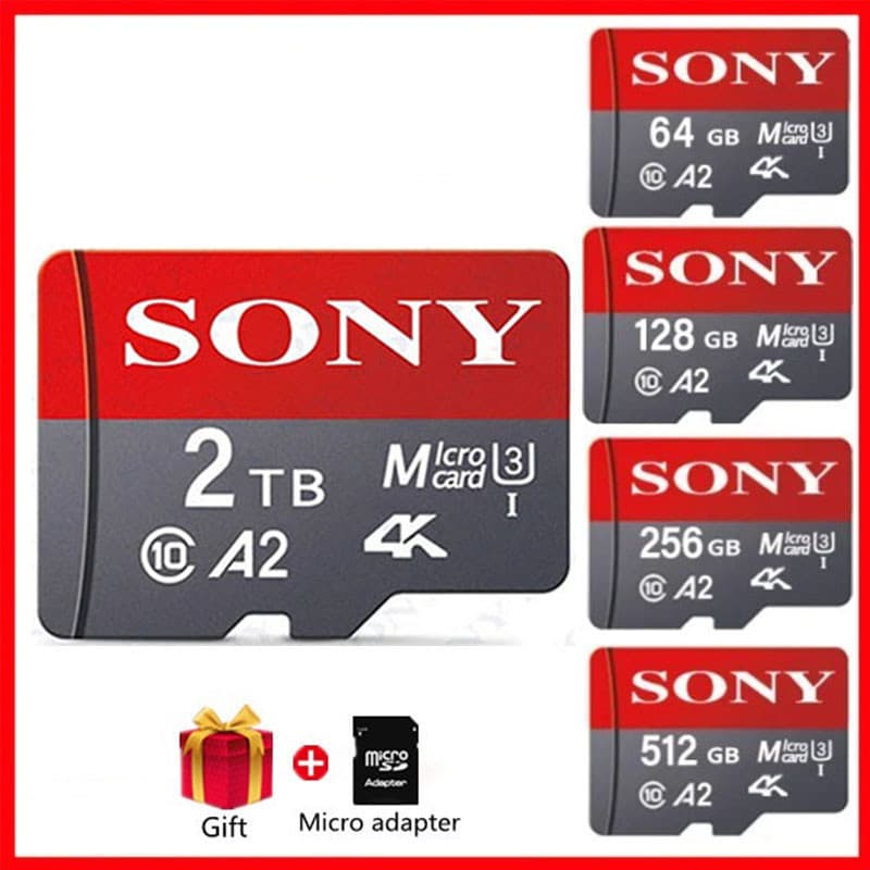 Micro 2 Tb SD/TF 32 Gb 256 1 512 64 128 Cartão Flash
