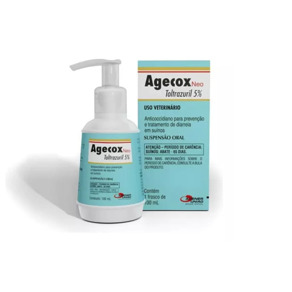 Agecox Neo 100ml - Coccidicida P/ Suínos - Agener