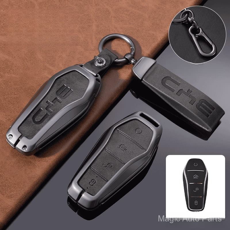 Capa de Carro BYD Qin Plus Tang Haiou Seal Dolphin Song Han EV Chaveiro Yuan Frigate