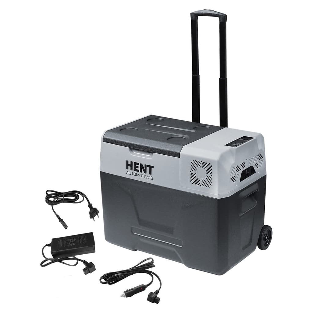 Geladeira Portátil 40L Com Rodinha Alça Camping Caminhão
