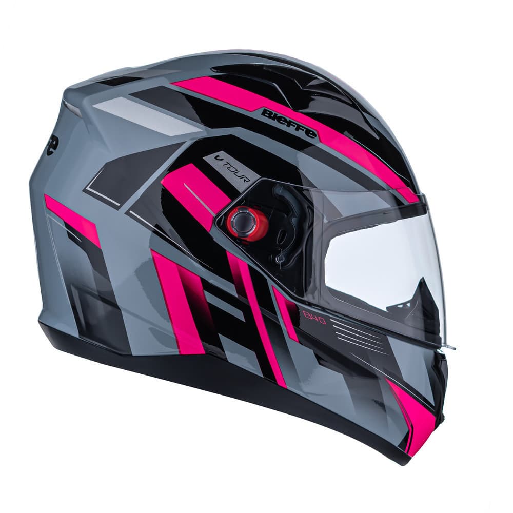 Capacete Moto Bieffe B-40 Vtour Com Óculos Interno Fumê