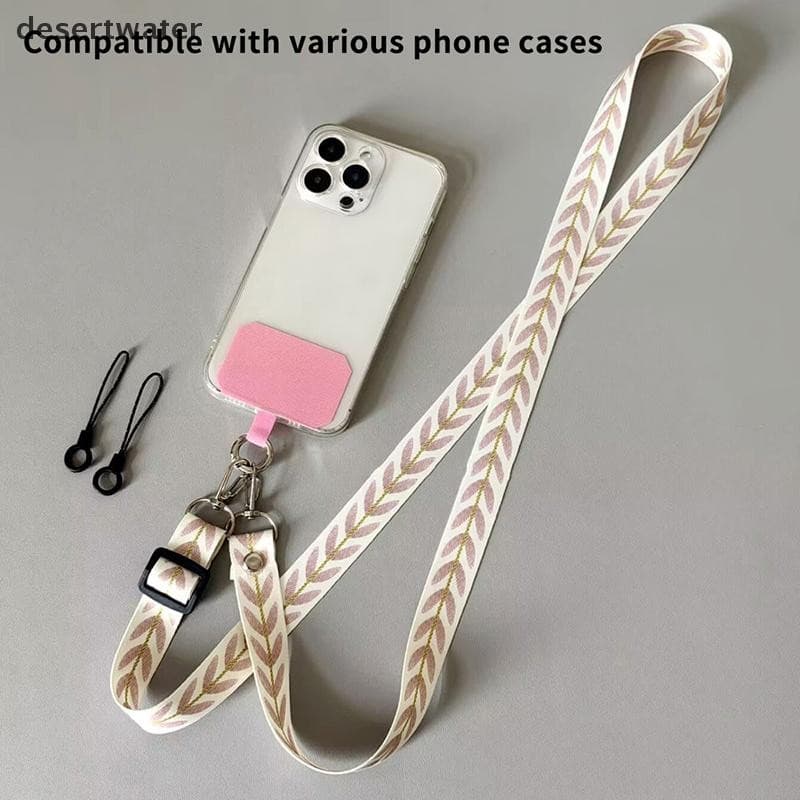 Dwbr Cordão Ajustável Para Celular , Alça Longa Crossbody Pescoço , Corda Anti-Perda , Junta Universal Todos Os Casos De