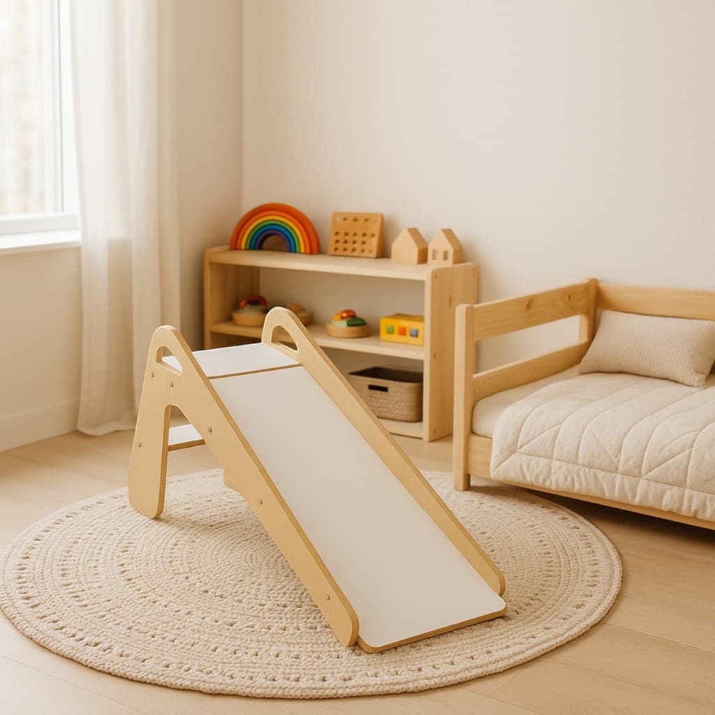 Escorregador Montessori Madeira Brinquedo Educativo Infantil