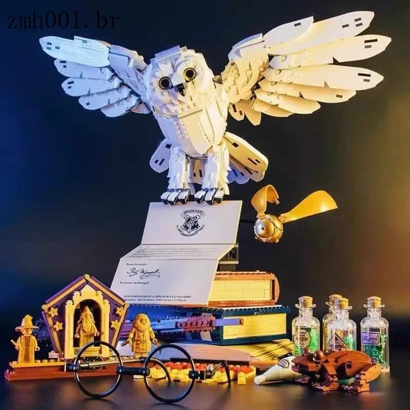 1500 Micropartículas alta dificuldade Owl Decoração Brinquedos Educativos blocos de construção Criança Presentes Modelo