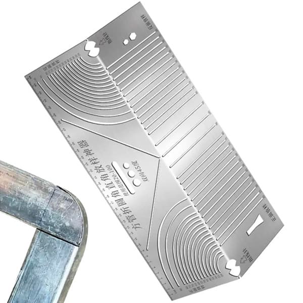 Régua Ferramenta de Marcação de Ângulos Arredondados 23,5 cm. F-591 Saint Plus