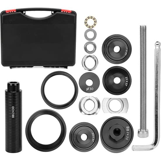 KIT INSTALACÃO REMOÇÃO DE ROLAMENTOS BICICLETA PRESS FIT PRÓ