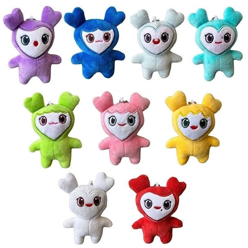 Brinquedo de Pelúcia Animal de Desenho Animado Chaveiro de Pelúcia TWICE Momo Boneca Pendente Chaveiro Recheado SCPT