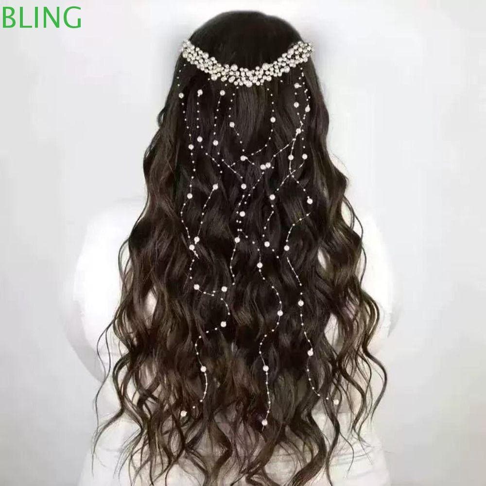 Pente De Cabelo Com Borla BLING , De Noiva Elegante Decoração De , Grampos Artificiais
