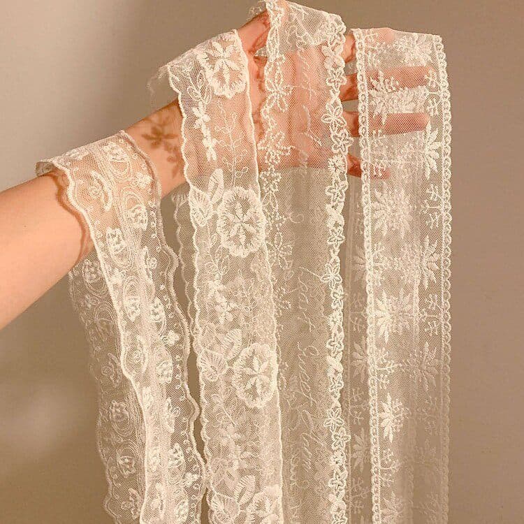 Cinto de renda branca novo estilo feminino combinando vestido Jeans calças cinto fita cintura corda lenço fino bandana