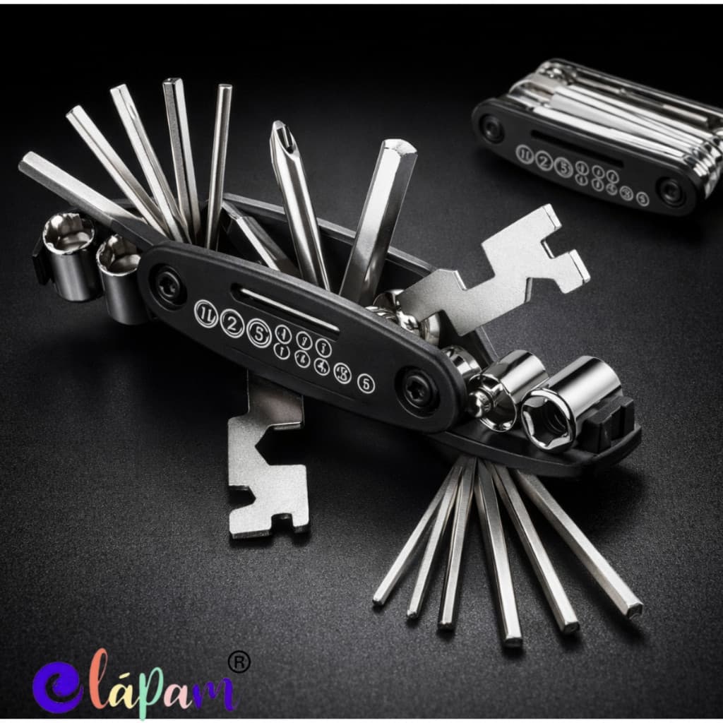 Kit De Reparo E Remendo Manutenção Para Bicicletas Com Chave Allen Bike
