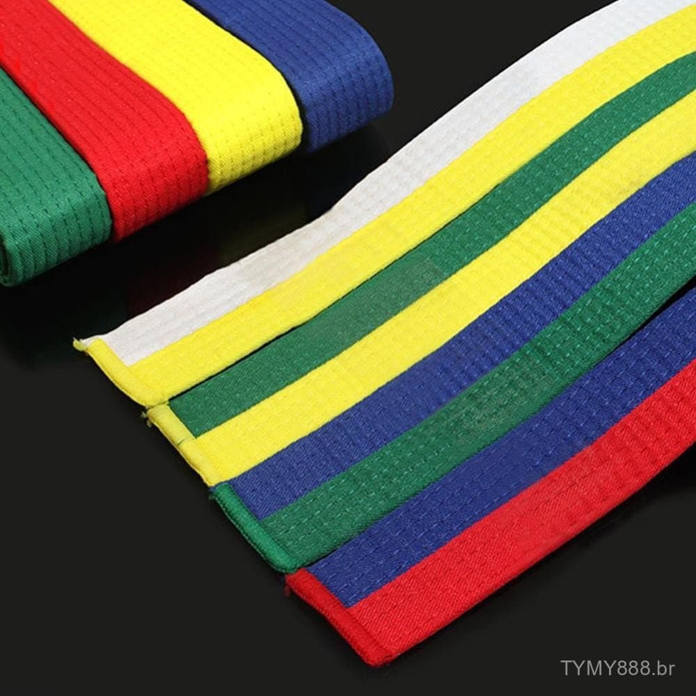 1 peça de cinto profissional para artes marciais, karatê, judô, taekwondo, faixas estampadas para judô e jiu-jitsu, cint