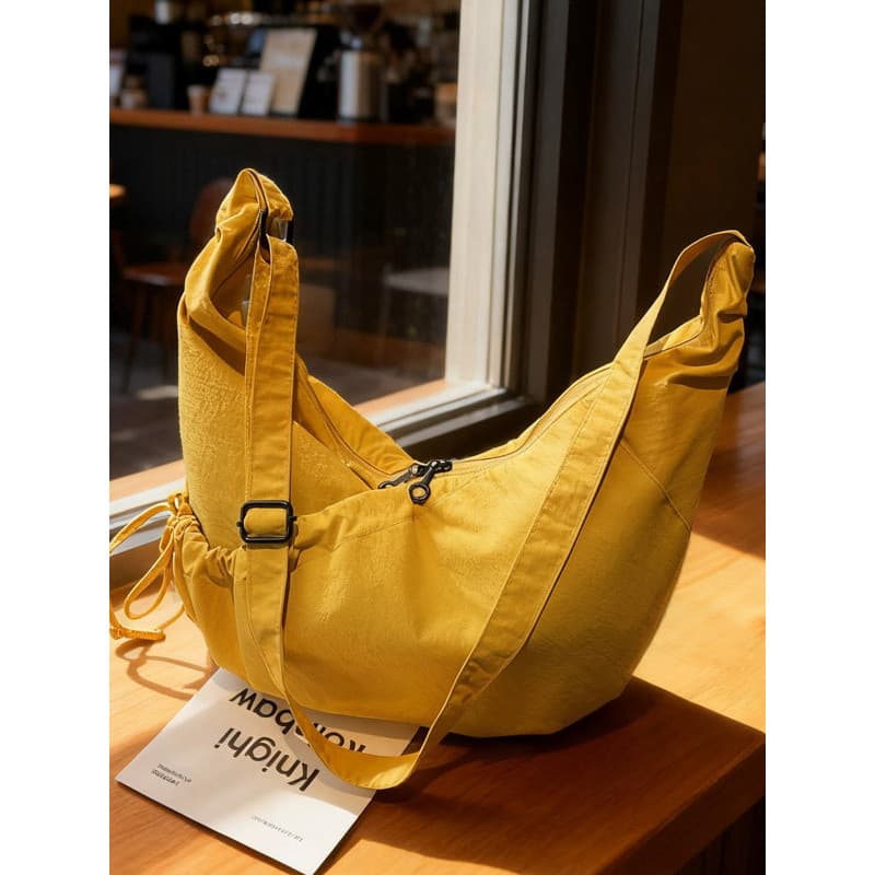 Saco de bolinho Casual saco do mensageiro feminino 2026 novo estilo grande capacidade High-End Ultra-leve amarelo todos