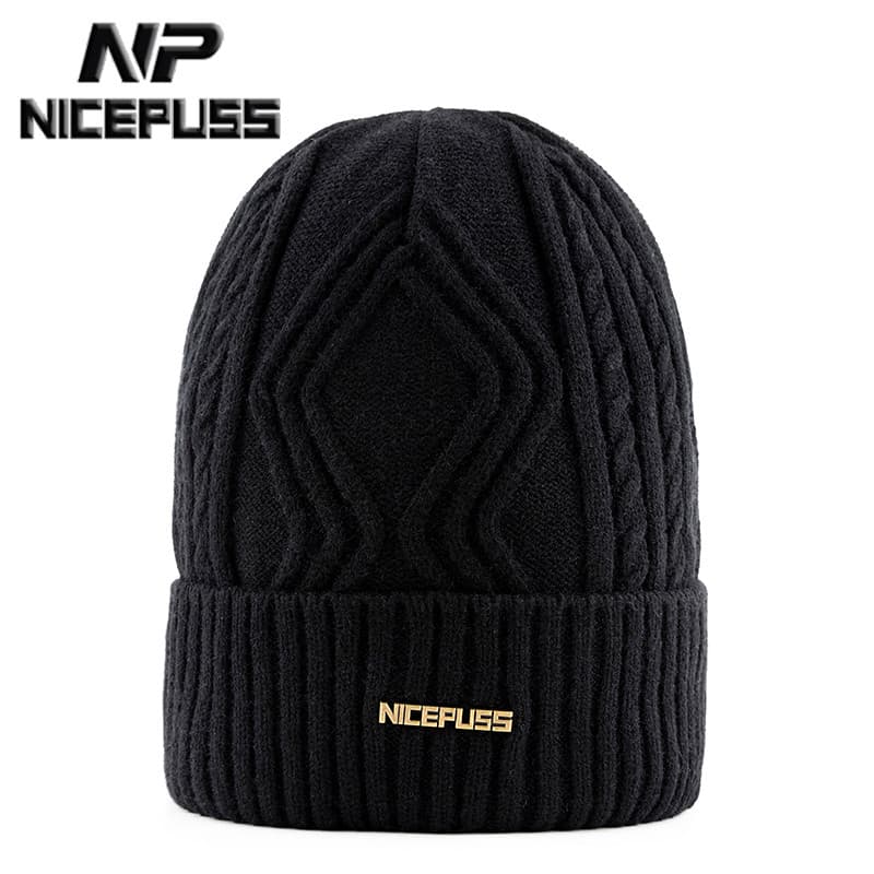 Chapéu masculino inverno chapéu moda quente grande circunferência da cabeça de lã forro de lã engrossado chapéu d
