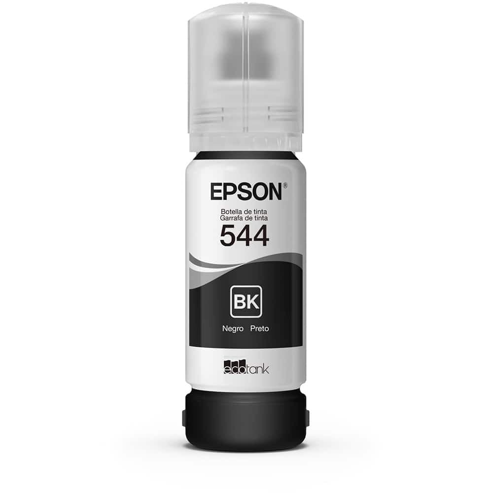 Refil de Tinta 544 Ecotank Preto T544122 - Epson