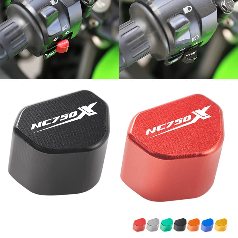 CNC Alumínio Motocicleta Interruptor Botão Sinal De Volta Chave Tampa Para HONDA NC750X NC 750X NC750 X 2014-2025 Acessó