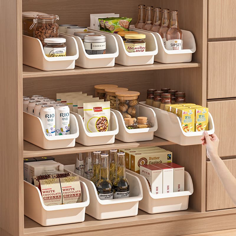 25 novo estilo caixa de armazenamento de armário frutas vegetais caixa de armazenamento fresco-mantendo caixa de cozinha