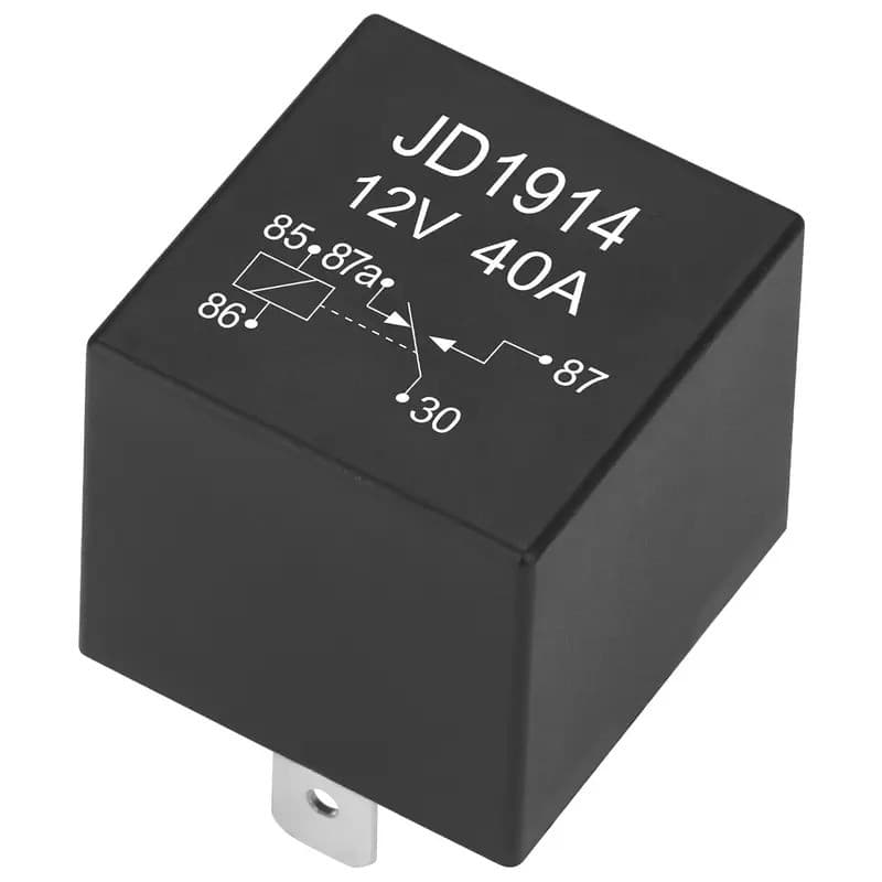 Relé Automotivo JD1914 de 4 Pinos e 5 Pinos 12V 24V 40A SPDT, Interruptor e Relé de Partida à Prova d'Água para Barco, T