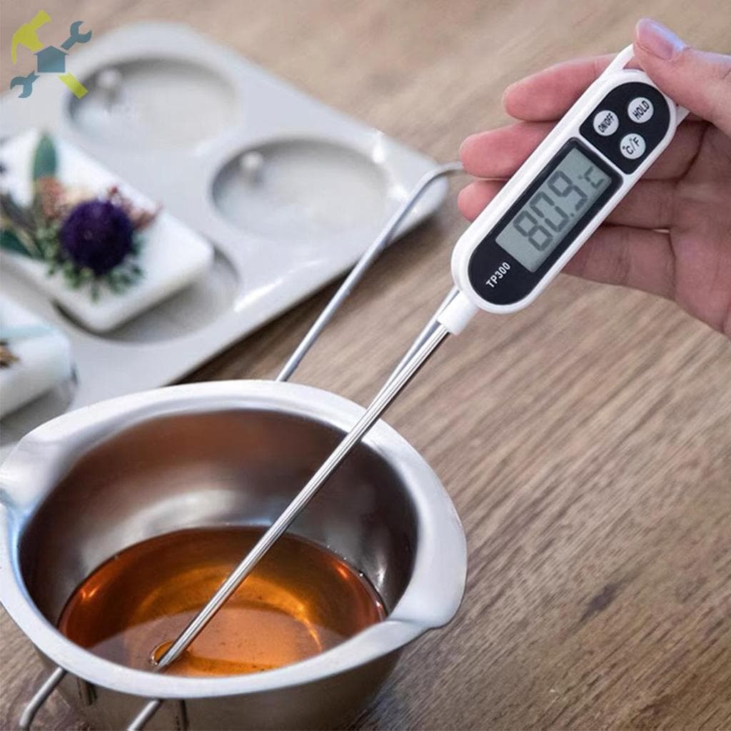 Termômetro Digital De Precisão Para Alimentos , Com Display LCD , De Cozinha Profissional , Sonda De Carne Portátil SHOP